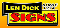 Len Dick Signs Logo